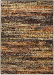 Oriental Weavers Atlas 8037C Gold and Charcoal